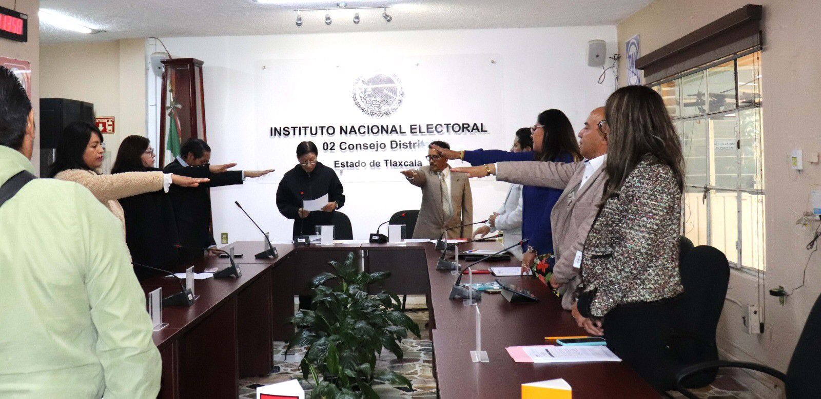 Confían consejos distritales 01 y 02 del INE Tlaxcala en elecciones copiosas y en paz el 24 de noviembre